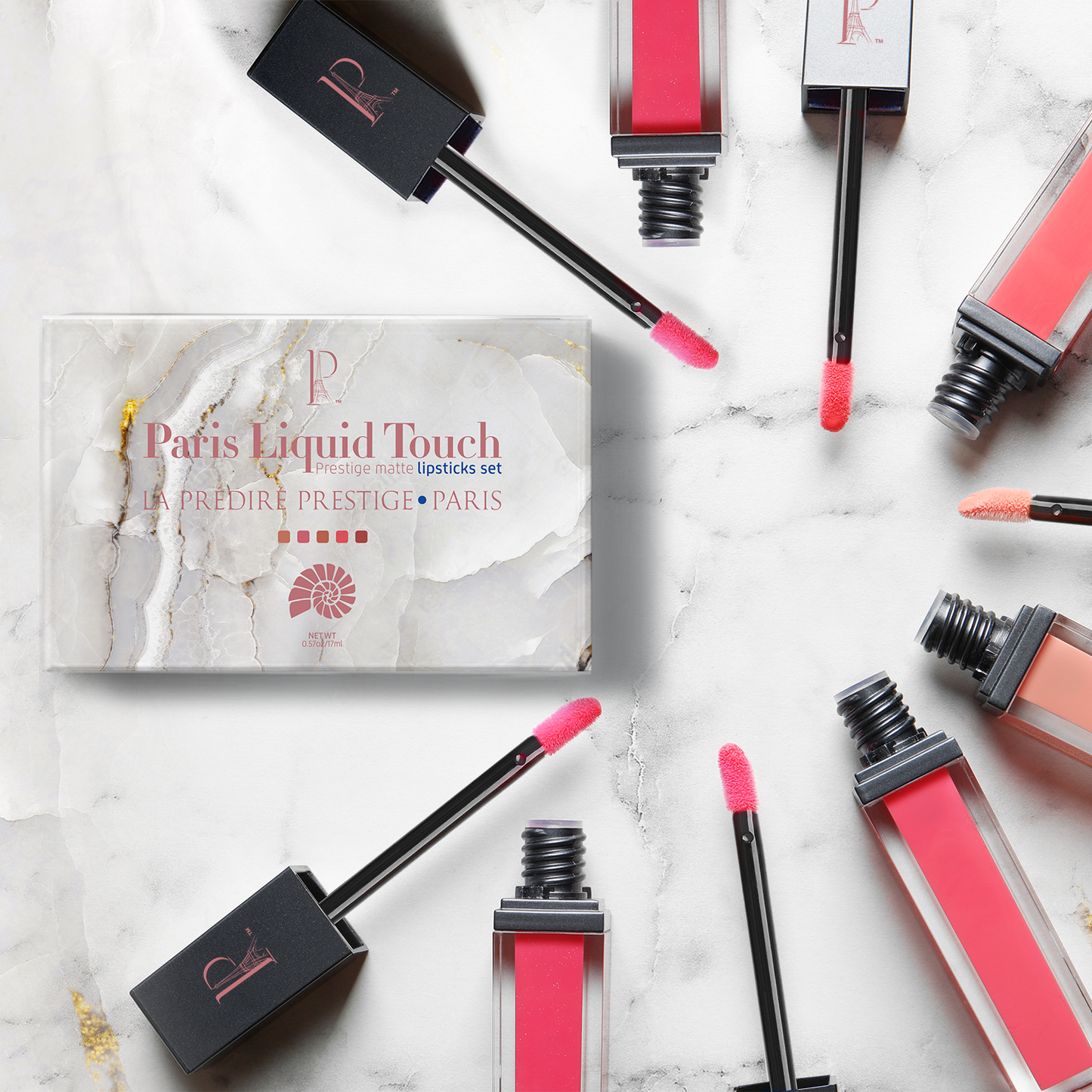 BeautyCertain - Paris Liquid Touch Prestige Matte Lipsticks Set