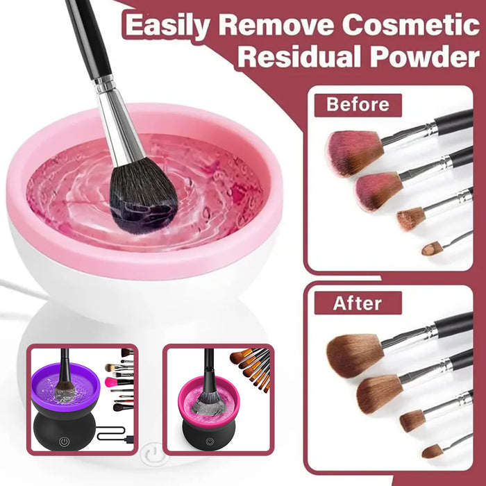 Electric Makeup Brush Cleaner – Portable USB Brush Cleaning Machine