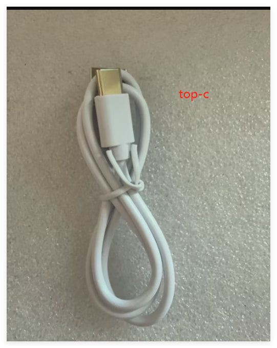 Neck massager with USB charging cable