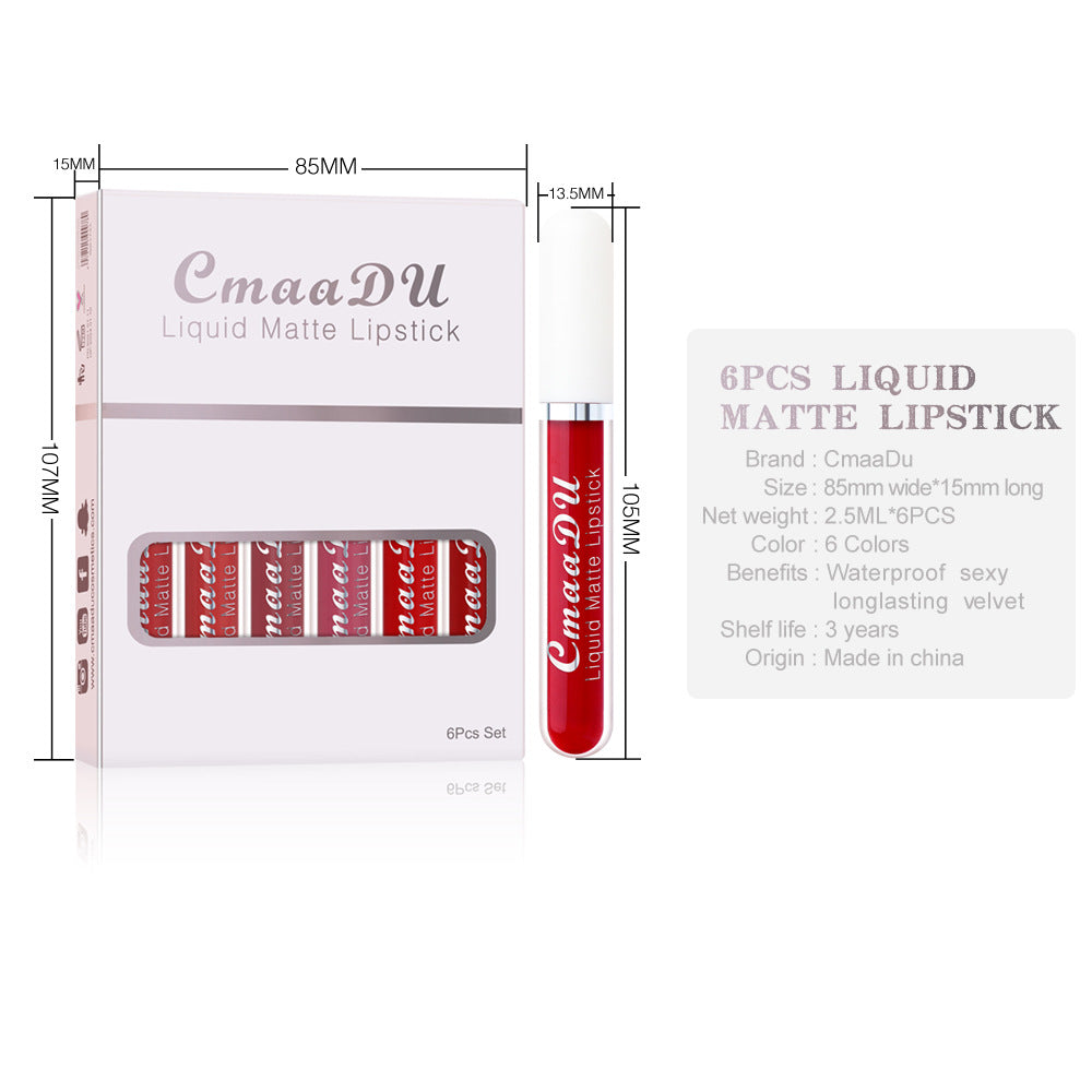 Lipstick box packaging back view
