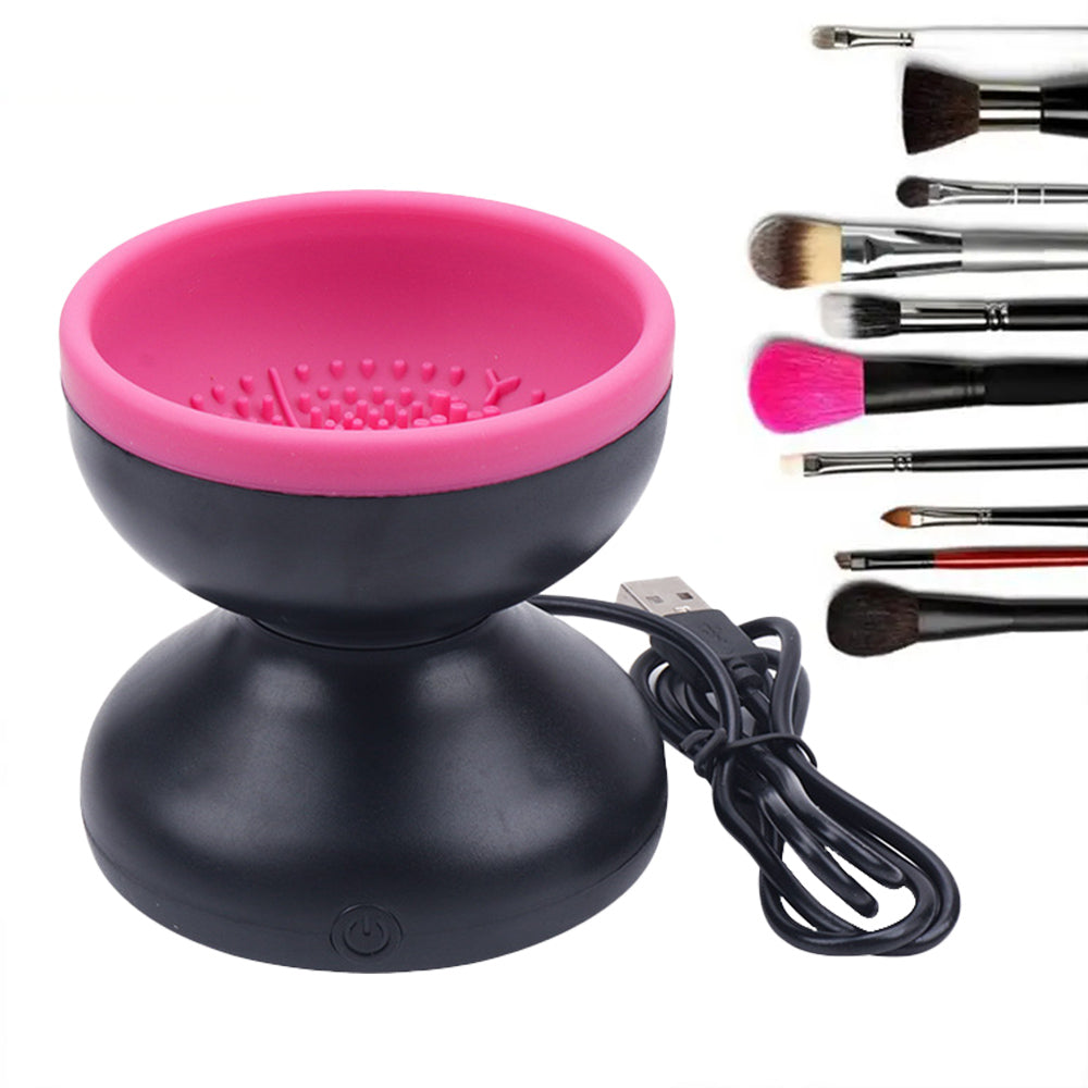 Brush cleaner in white powder color