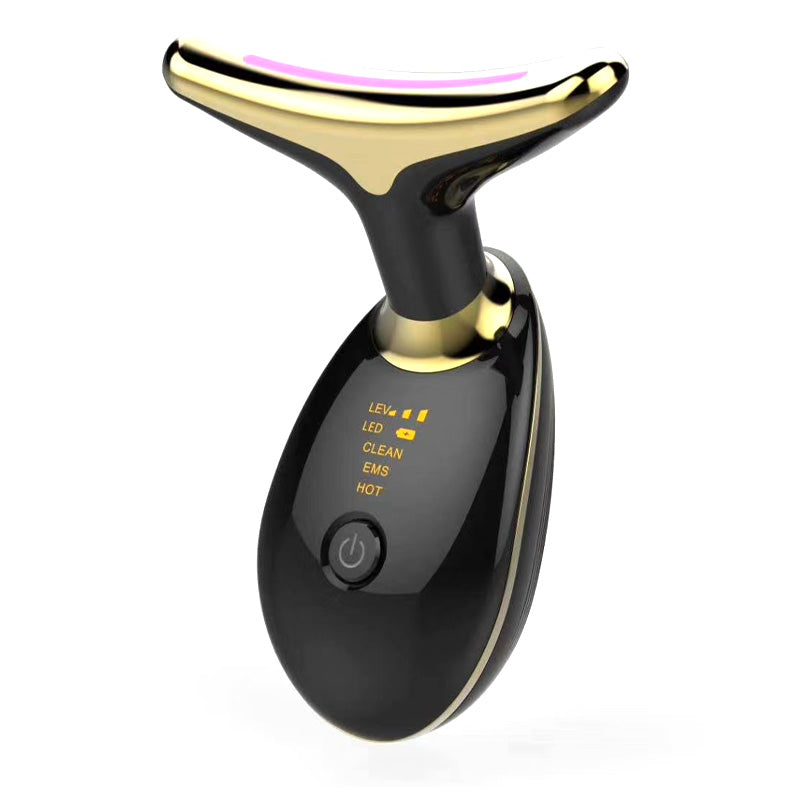 EMS neck massager LED light therapy