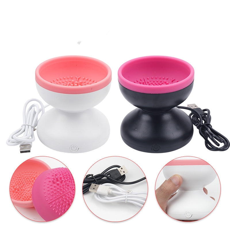 USB makeup brush cleaner charging