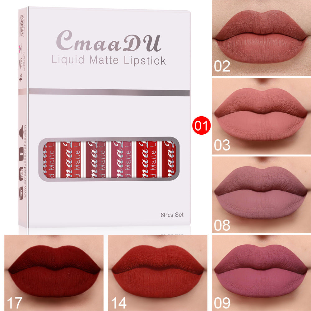 Matte lipstick tube open