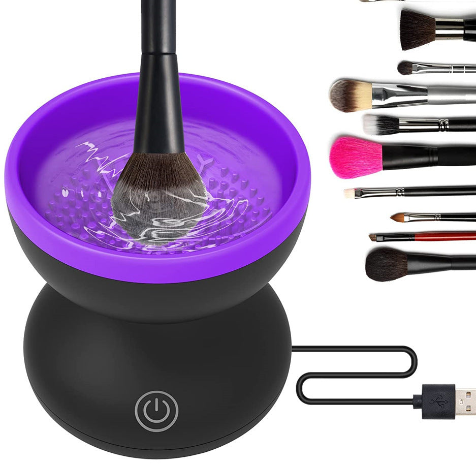 Electric brush cleaner full product set